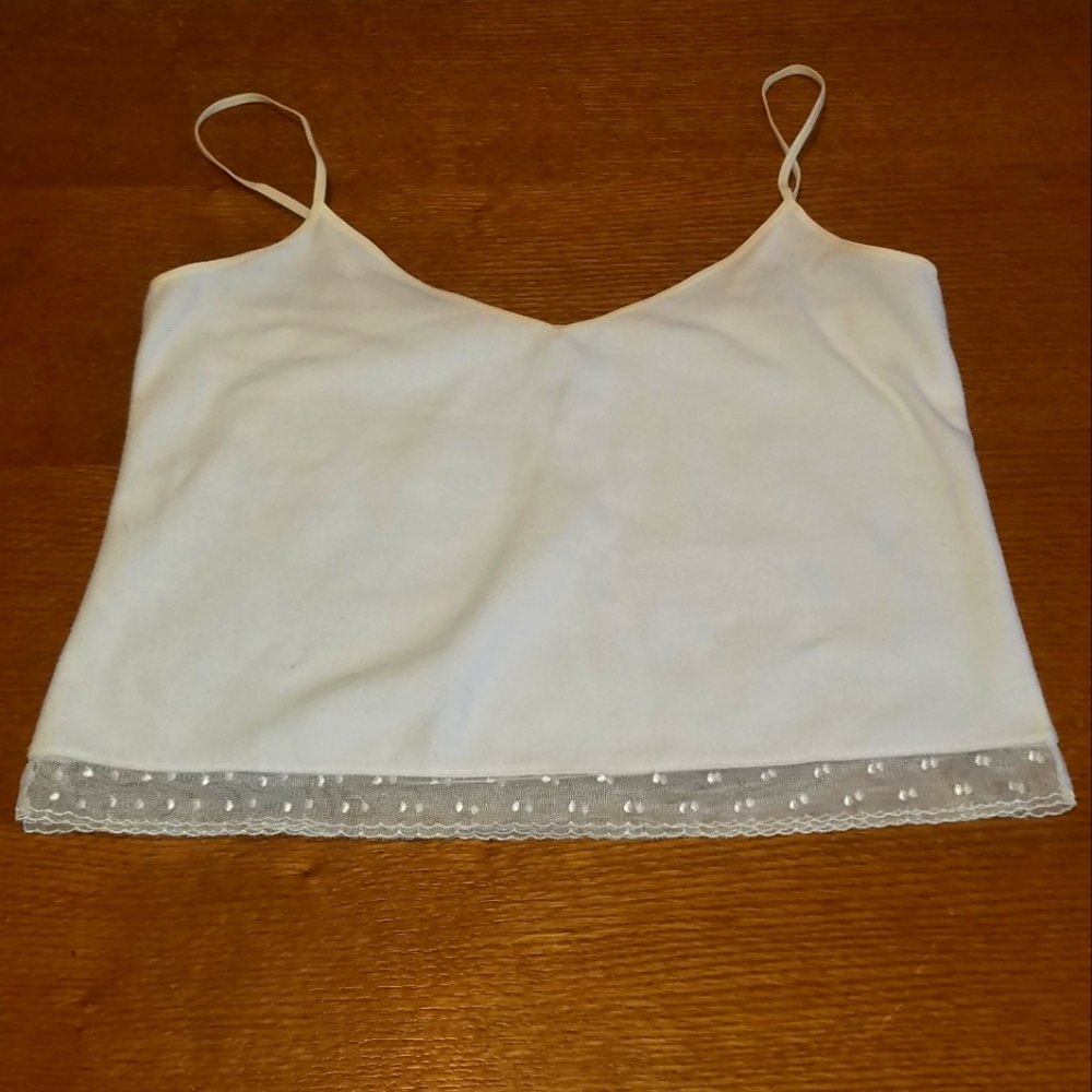 Victoria's Secret tank top. White. Spaghetti straps.